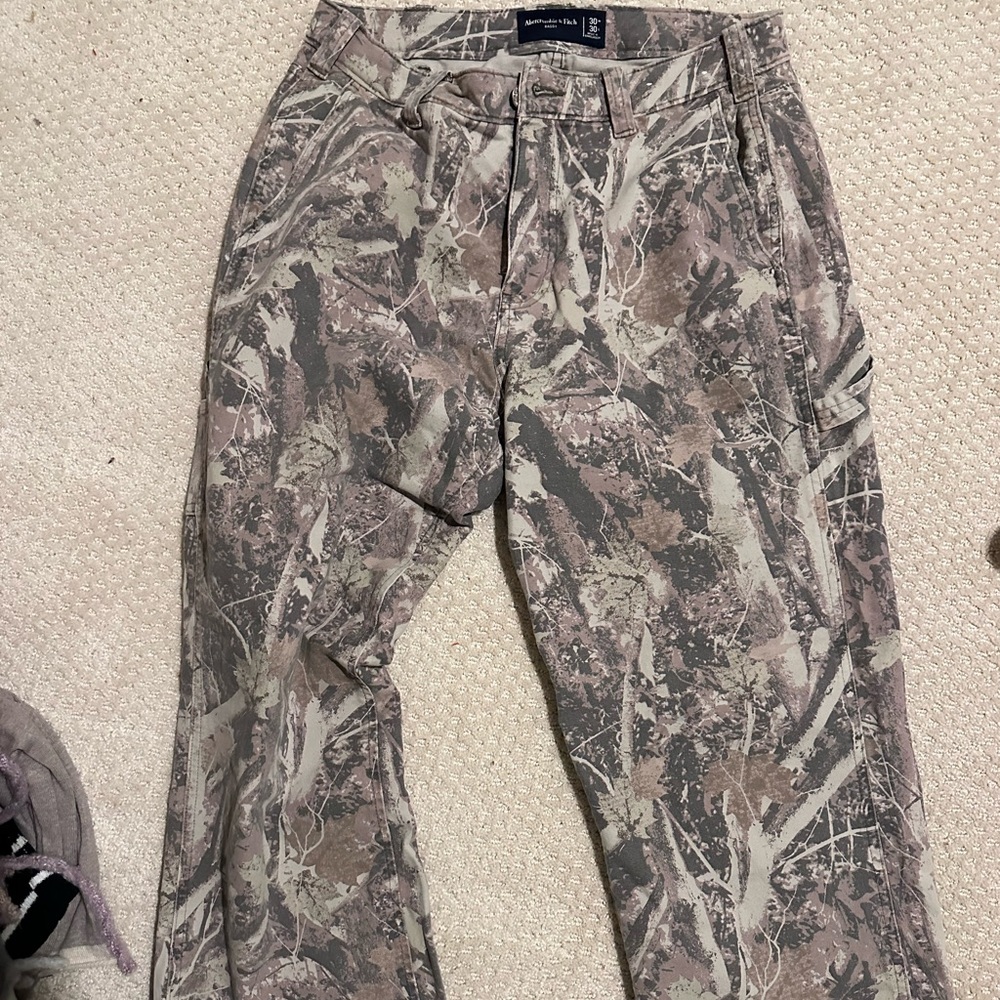 Camo utility jeans